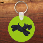 Scottie Run Sleutelhanger (Voorkant)