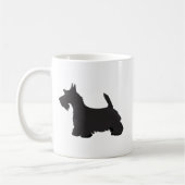 Scottie Scottish Terrier Basic Breed SIlhouette Koffiemok (Links)