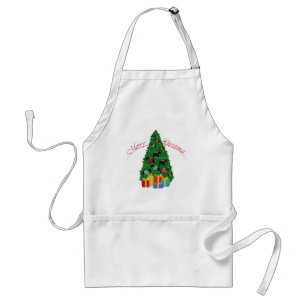 Scottie Sieraden Kerstboom Standaard Schort