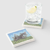 Scottie Stenen Onderzetter (Zijkant)