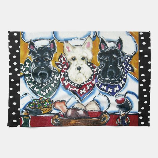 Scottie Tea Towels Theedoek (Horizontaal)
