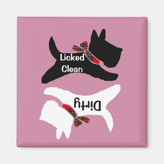 Scottie Vaatwasser Magnet personaliseren Magneet (Voorkant)