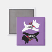 Scottie Vaatwasser Magnet personaliseren Magneet (Voorkant / Achterkant)