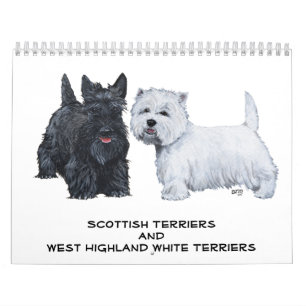 Scotties en Westies KALENDER