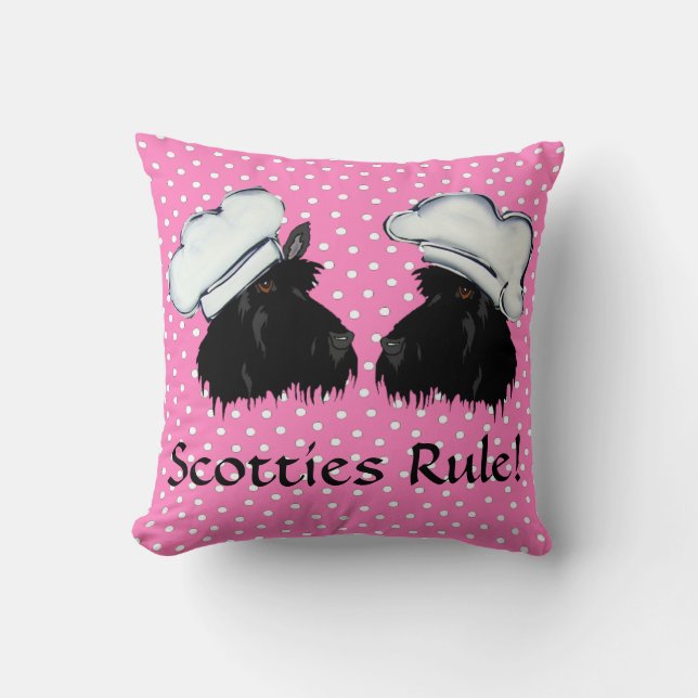 Scotties heersen! kussen (Voorkant)