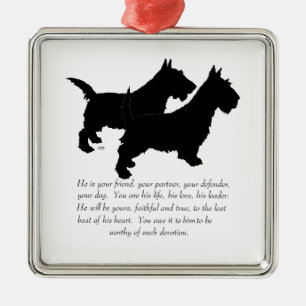 Scotties Keepsake Ornament - MAN