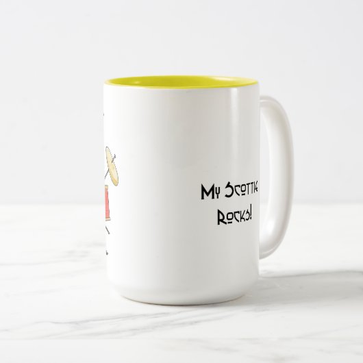 Scotties Rock Drummer Mug (Devant droit)