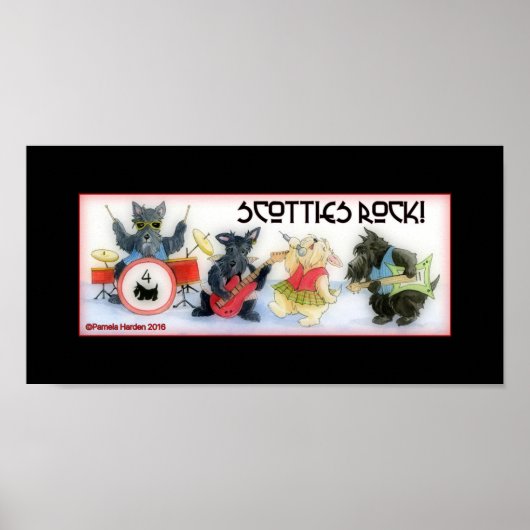 Scotties Rock Poster (Voorkant)