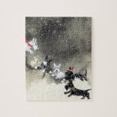 Scotties Snowgevecht Puzzle Legpuzzel (Verticaal)