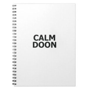 Scottish Accent Scotland Gezegde Calm Doon Scottis Notitieboek