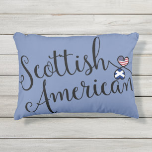 Scottish American Accent Pillow, Schotland Buitenkussen