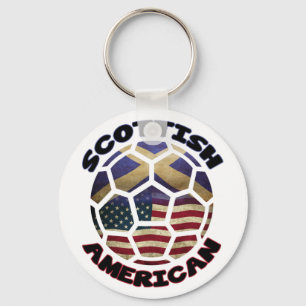 Scottish American Voetbal Sleutelhanger