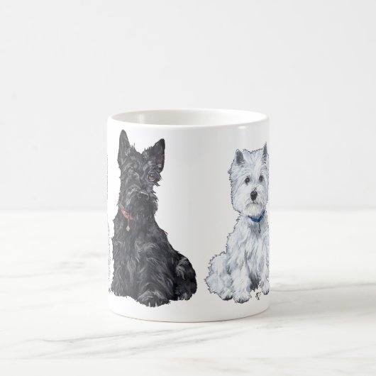 Scottish and West Highland White Terrier Mug (Centre)