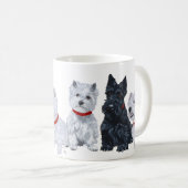Scottish and West Highland White Terrier Mug (Devant droit)
