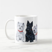 Scottish and West Highland White Terrier Mug (Gauche)
