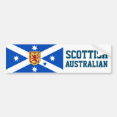 Scottish Australian (vlag voor erfgoed) Bumpersticker (Voorkant)