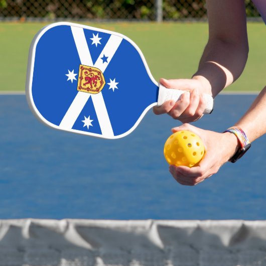 Scottish Australian (vlag voor erfgoed) Pickleball Paddle (Insitu)
