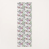 Scottish Bird Flowers en Thistle Yogamat (Voorkant)