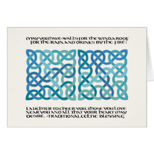 Scottish Blessing Calligraphy met Celtic Knots