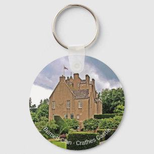 Scottish Burnett Clan's Crathes Castle Sleutelhang Sleutelhanger