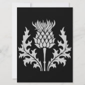 Scottish Burns Nachtdiner uitnodigen (Achterkant)