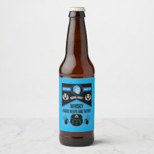 Scottish Burns Night Super Bier Etiket