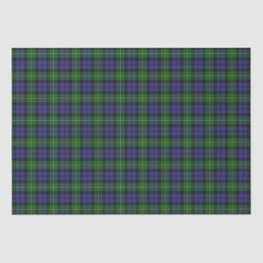Scottish Campbell Family Tartan Pattern Tissuepapier (Voorkant)