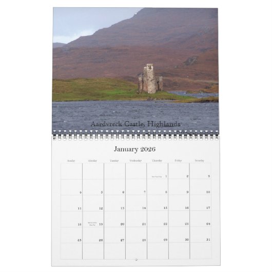 Scottish Castles 2011 Kalender (Jan 2026)