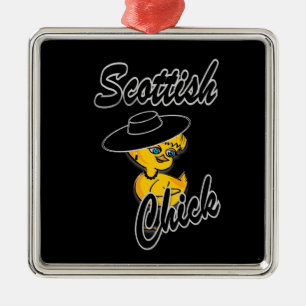 Scottish Chick #4 Metalen Ornament