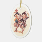 Scottish Children Dancing Keramisch Ornament (Links)