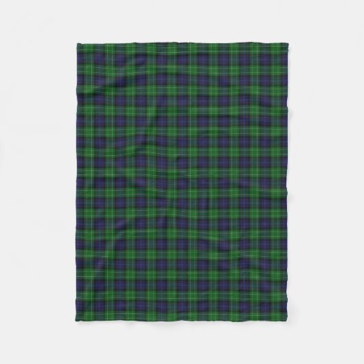 Scottish Clan Abercrombie Classic Tartan Fleece Deken (Voorkant)