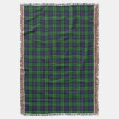 Scottish Clan Abercrombie Tartan Deken (Voorkant Verticaal)