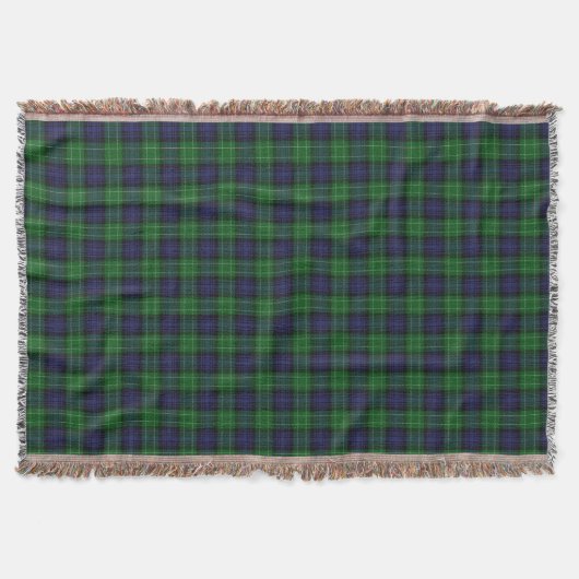 Scottish Clan Abercrombie Tartan Deken (Voorkant)