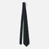 Scottish Clan Abercrombie Tartan Pset Pattern Stropdas (Achterkant)