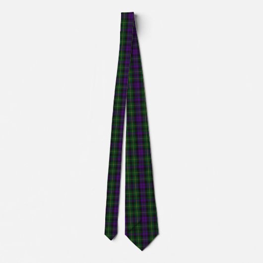 Scottish Clan Abercrombie Tartan Pset Pattern Stropdas (Achterkant)