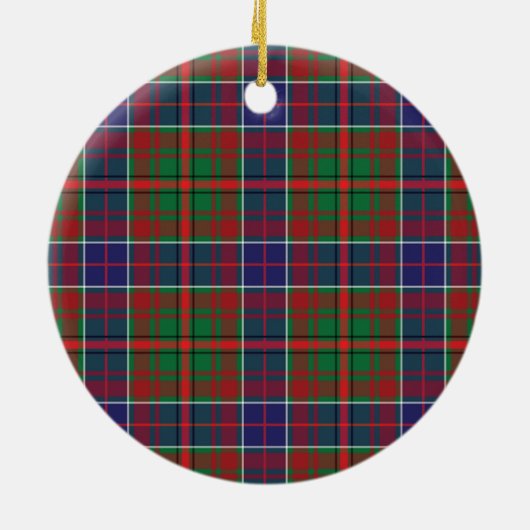 Scottish Clan Adam Ancient Tartan en Crest Keramisch Ornament (Achterkant)