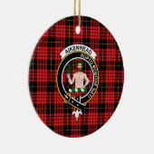 Scottish Clan Aikenhead Tartan en Crest Keramisch Ornament (Rechts)