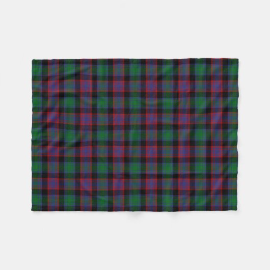 Scottish Clan Alexander Hunting Tartan Pset Fleece Deken (Voorkant (Horizontaal))