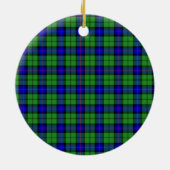 Scottish Clan Armstrong Tartan en Crest Keramisch Ornament (Achterkant)