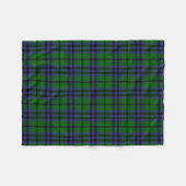 Scottish Clan Austin Tartan Pset Fleece Deken (Voorkant (Horizontaal))