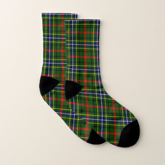 Scottish Clan Bisset Tartan Pset Sokken (Paar)