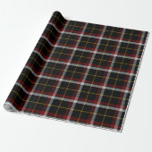 Scottish Clan Black Tartan Pset Cadeaupapier (Uitgerold)