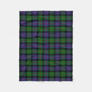 Scottish Clan Blair Tartan Pset Fleece Deken