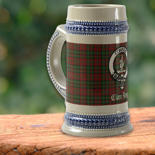 Scottish Clan Boyd Crest Badge & Tartan Bierpul