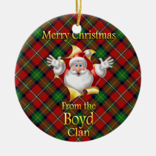 Scottish Clan Boyd kerstornament Keramisch Ornament