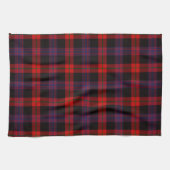 Scottish Clan Brown Tartan Pset Theedoek (Horizontaal)