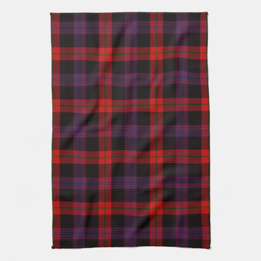 Scottish Clan Brown Tartan Pset Theedoek (Verticaal)