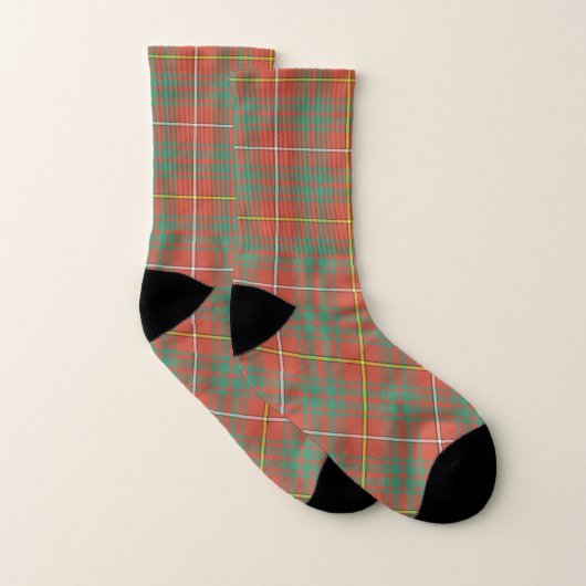 Scottish Clan Bruce Ancient Tartan Pset Sokken (Paar)