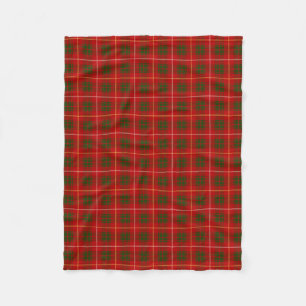 Scottish Clan Bruce Tartan Pset Fleece Deken