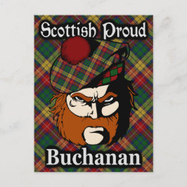Scottish Clan Buchanan Tartan Briefkaart